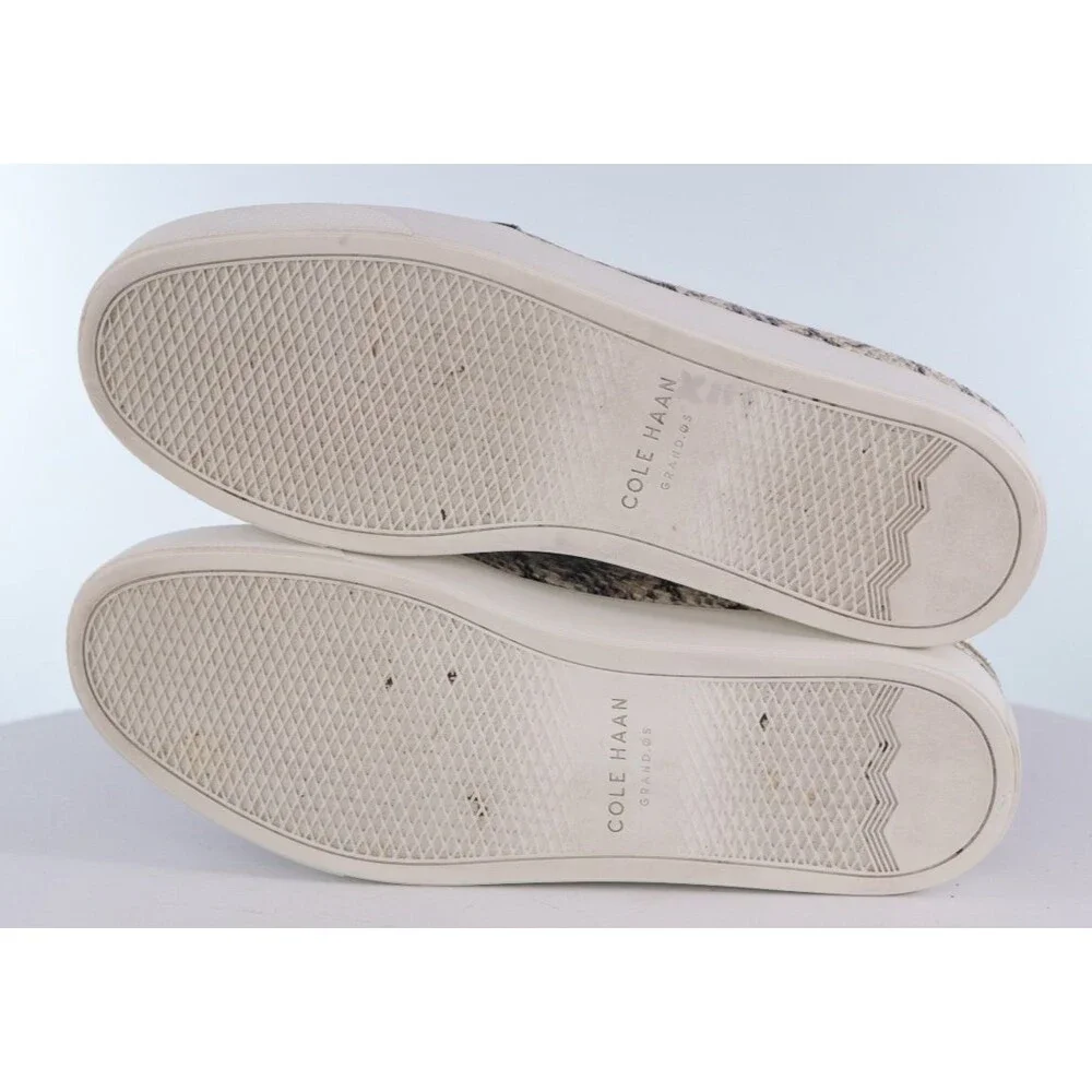 Cole Haan Grand Pro Women's Slip On Loafers Shoes Size 10 B Snake Print W15434